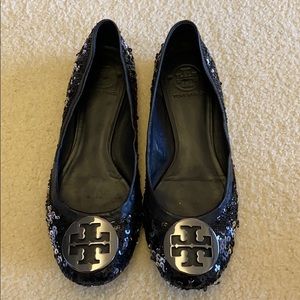 Tory Burch Sequin Ballet Flats